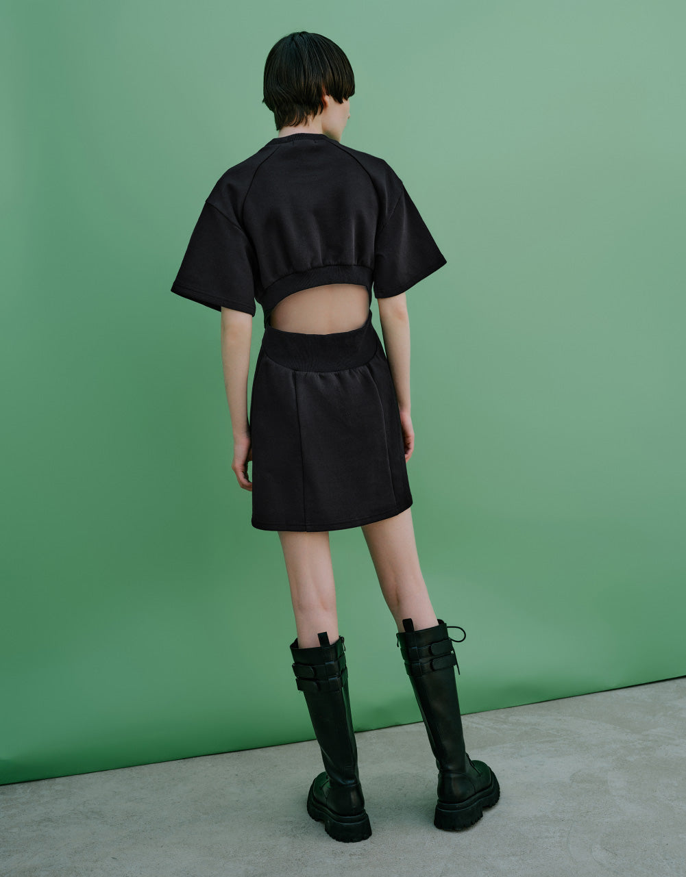 Graphic Print Straight Dress
