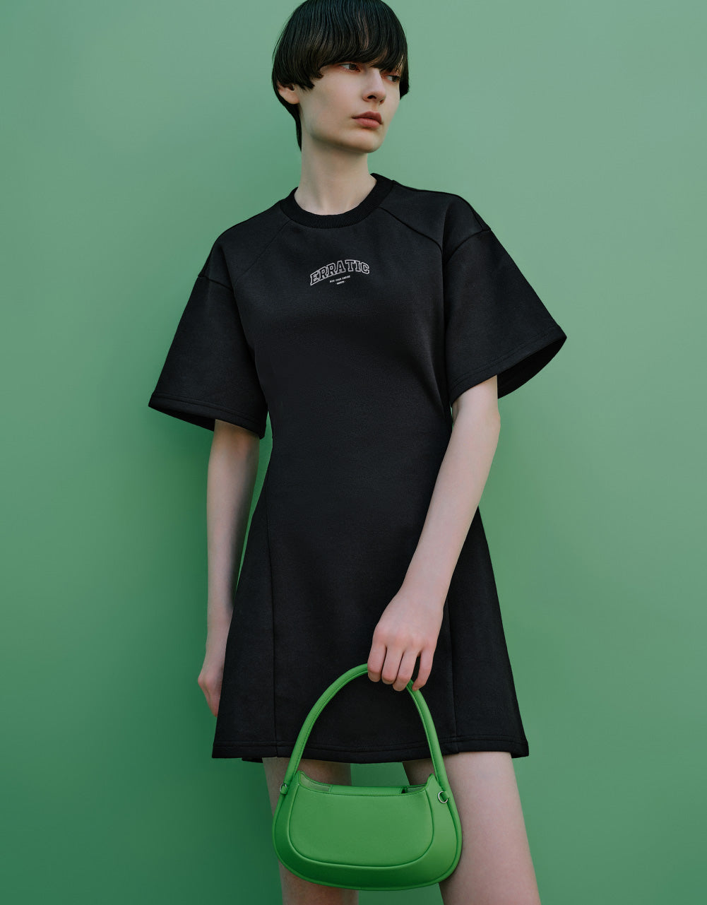 Graphic Print Straight Dress