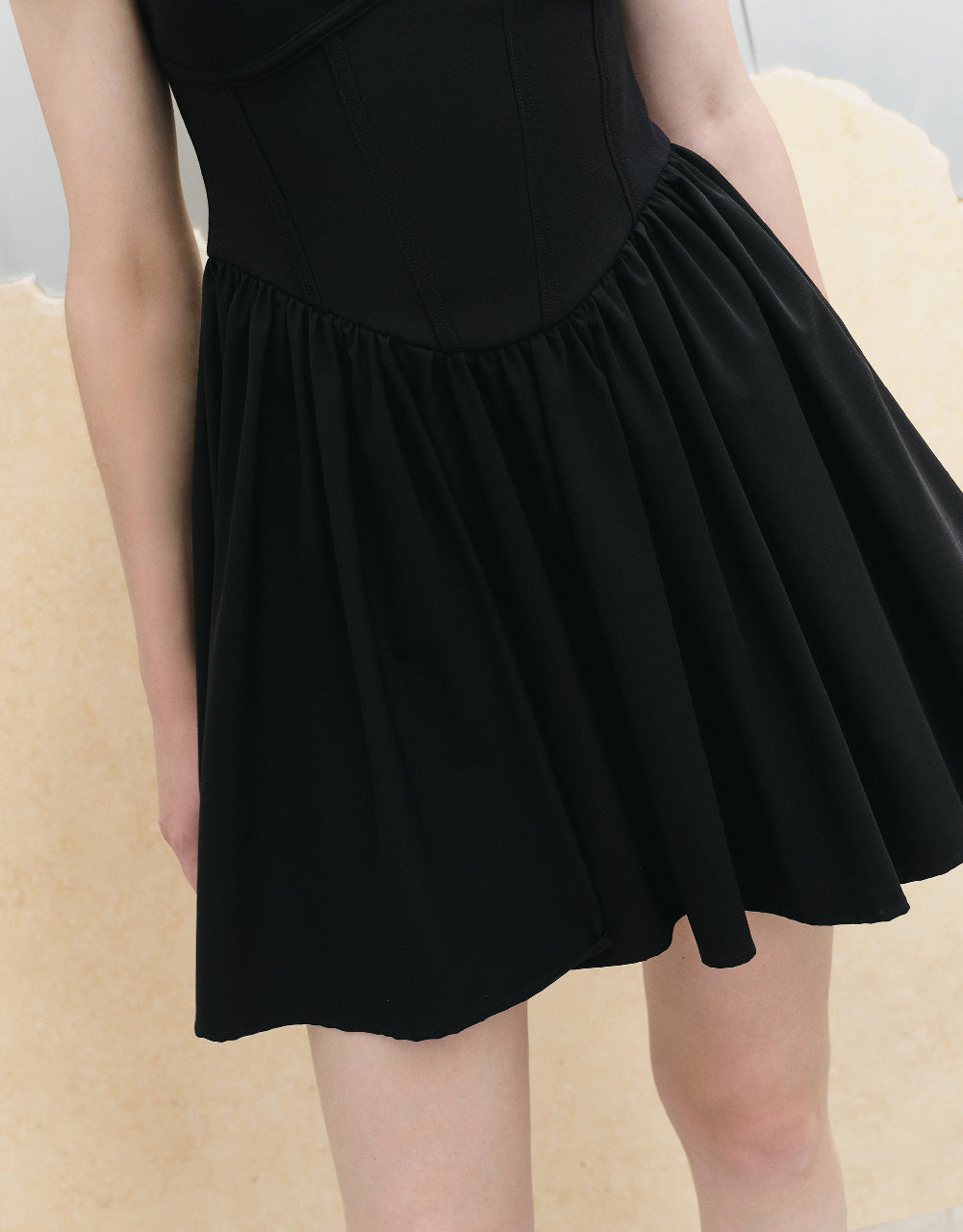 Crew Neck Straight Dress