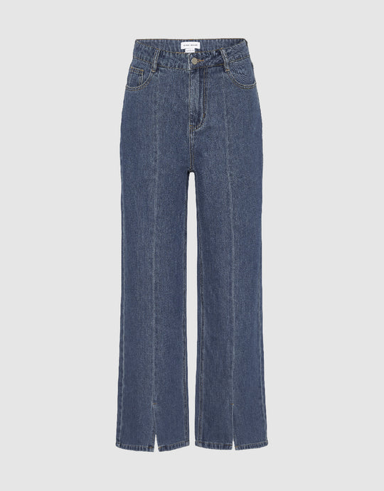 Wide-Leg Jeans