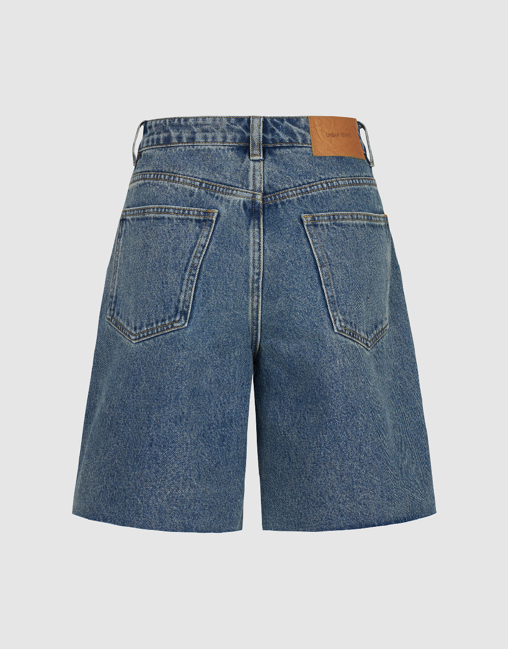 Raw Hem Denim Shorts