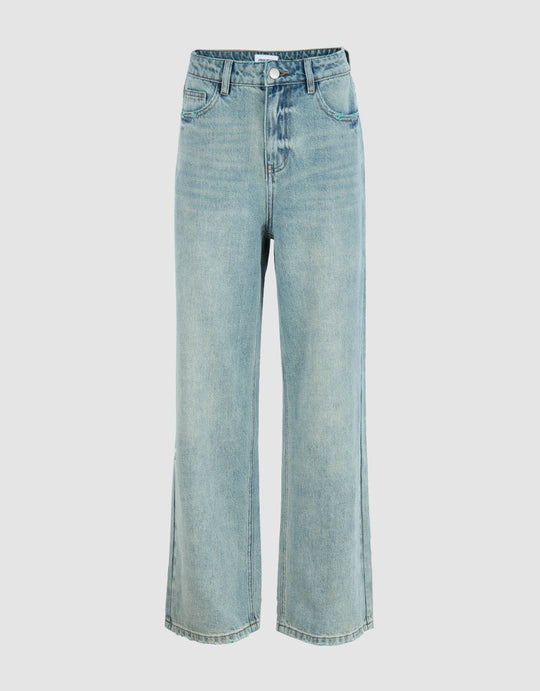 Wide-Leg Jeans