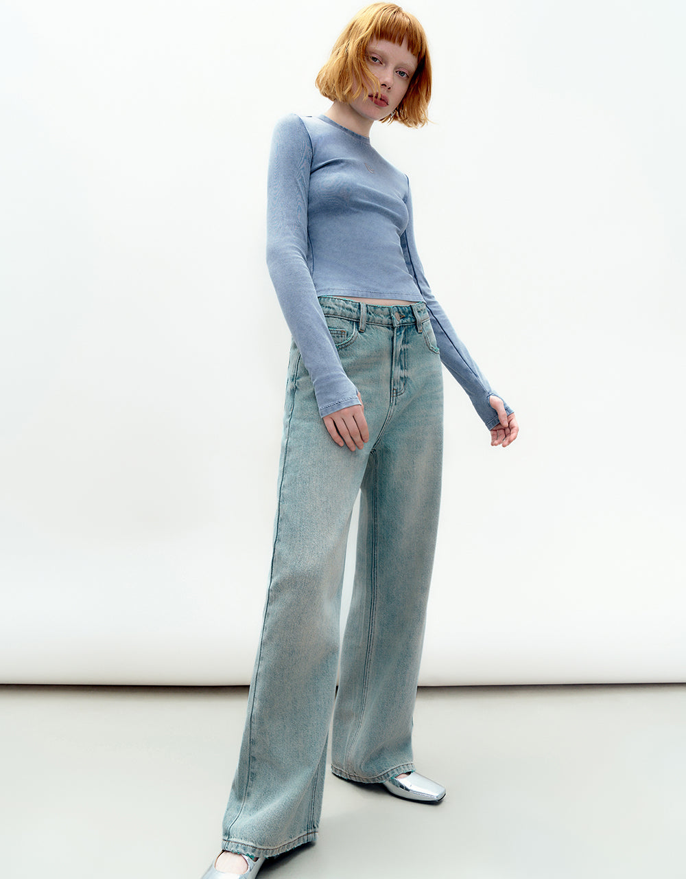Wide-Leg Jeans