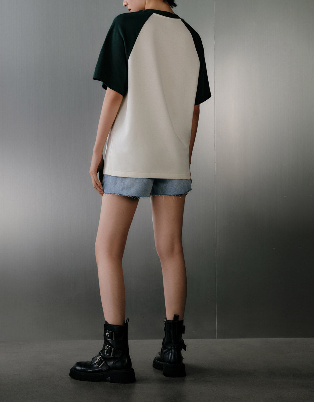 Raw Hem Denim Shorts