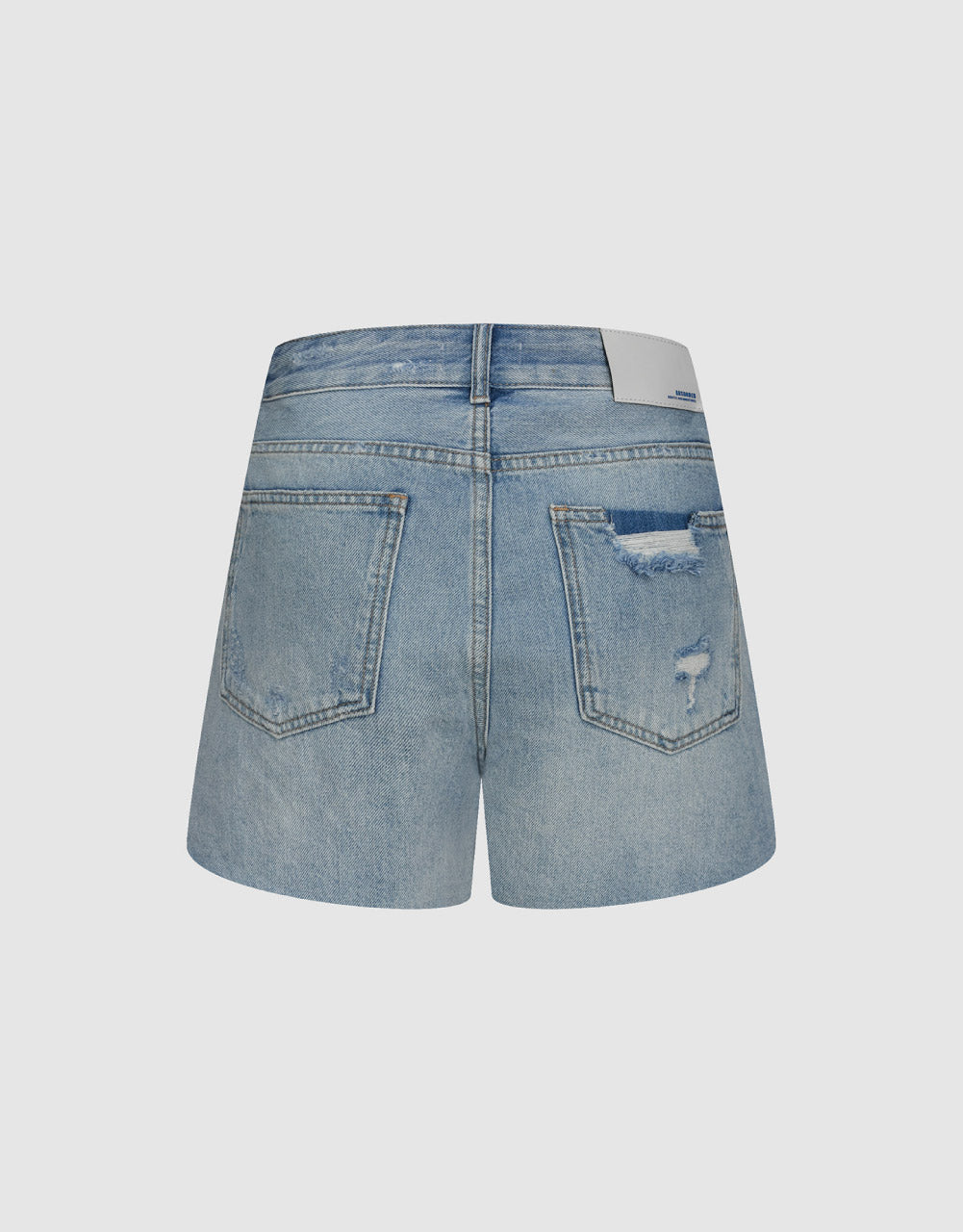 Raw Hem Denim Shorts