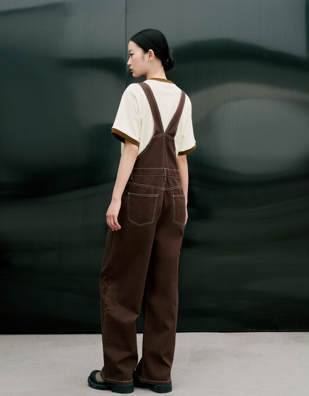 Loose Denim Overalls