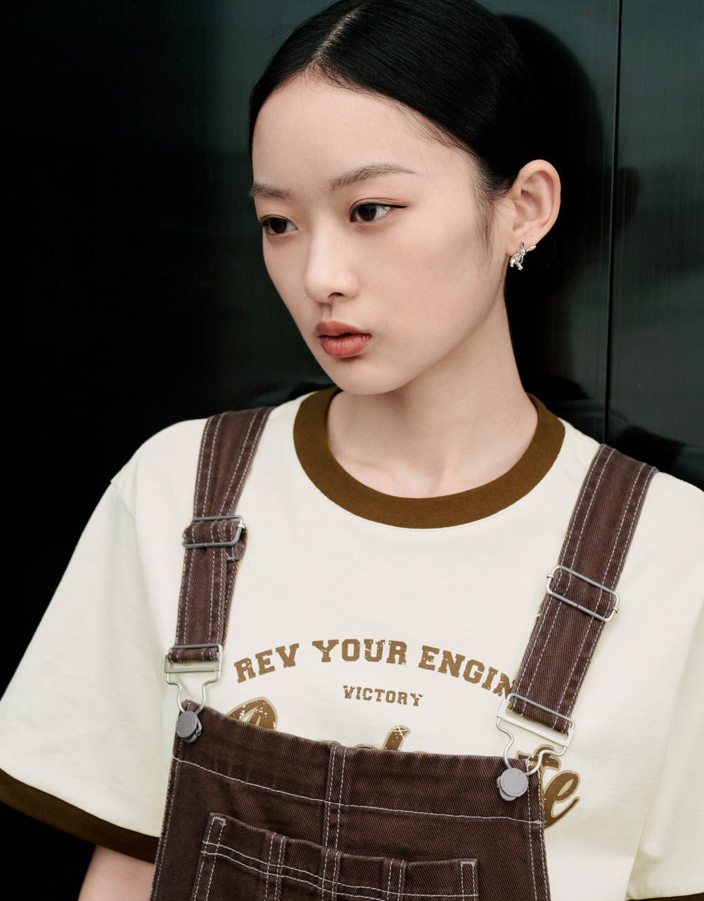 Loose Denim Overalls