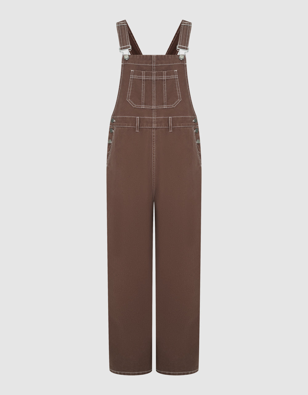 Loose Denim Overalls