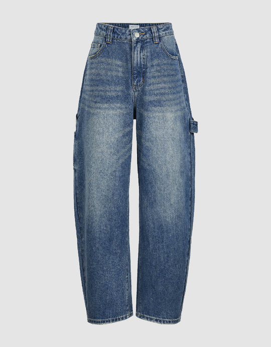 Carrot Fit Pants Jeans