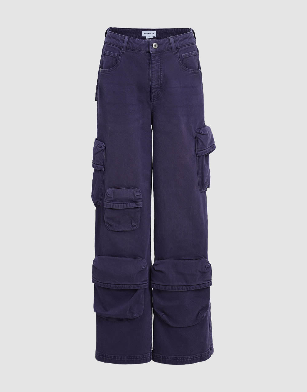 Multi-Pocket Wide-Leg Jeans
