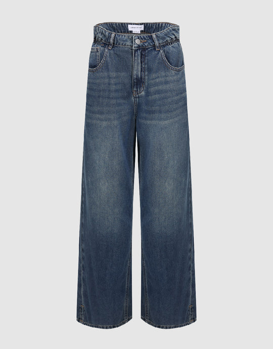 Wide-Leg Jeans