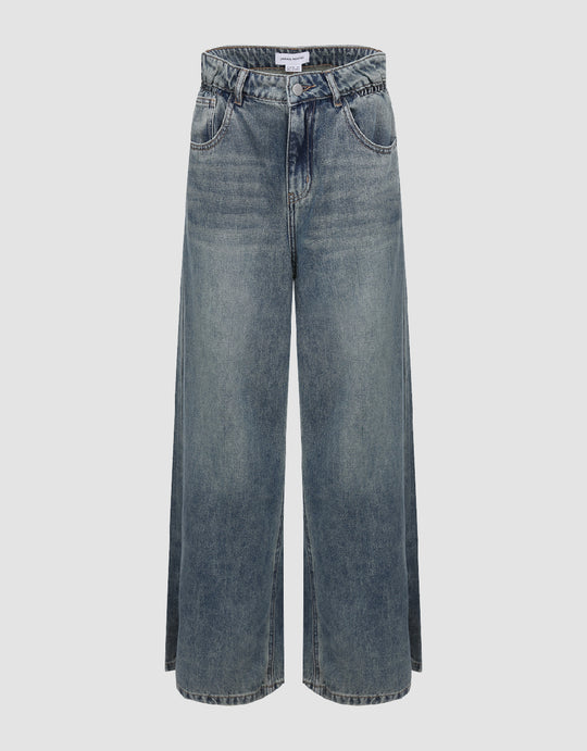 Wide-Leg Jeans
