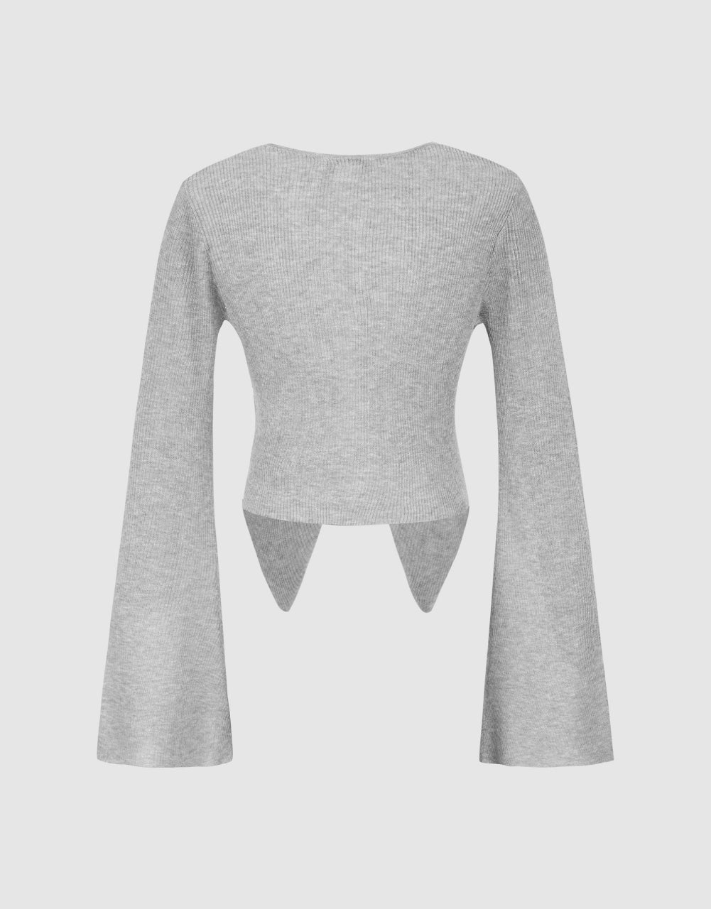 Butterfly Sleeve V-Neck Knitted Cardigan