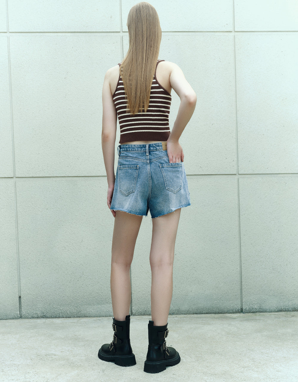 Striped Knitted Tank Top