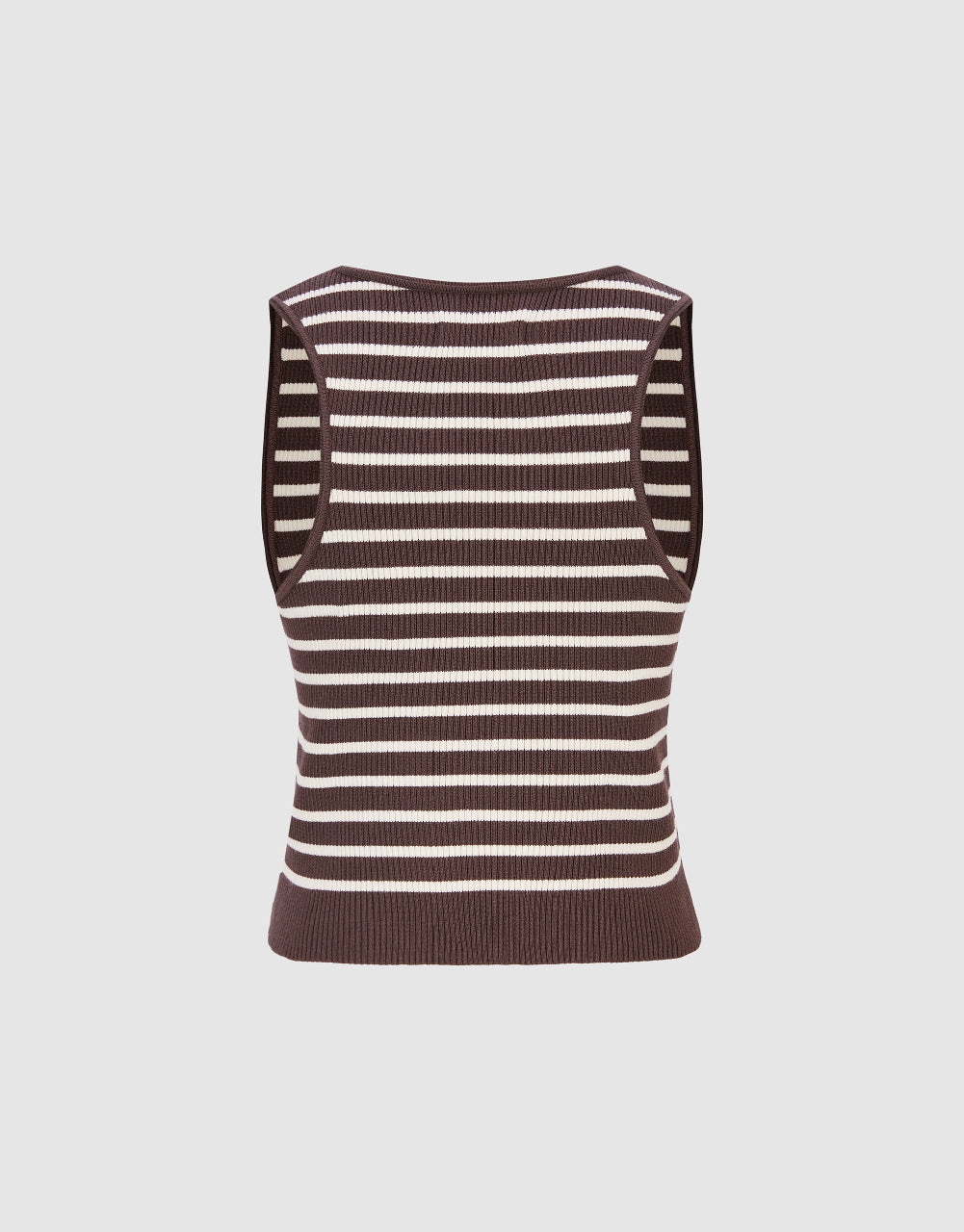 Striped Knitted Tank Top