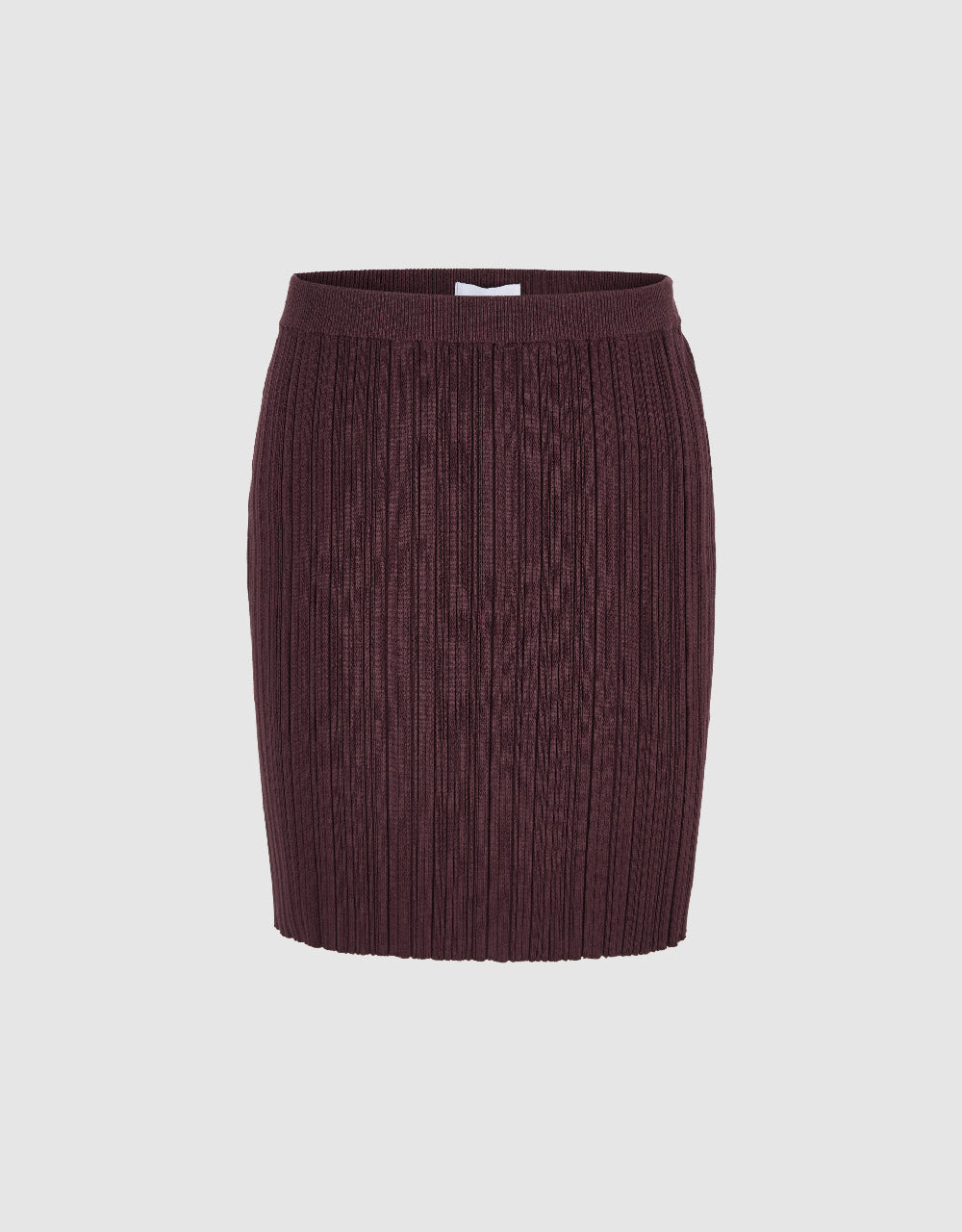 Mini Knitted Straight Skirt