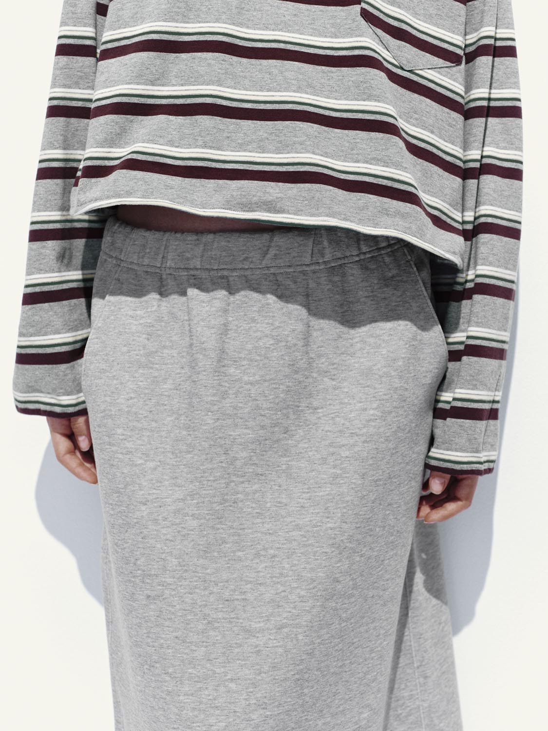 Pull On Straight Midi Skirts