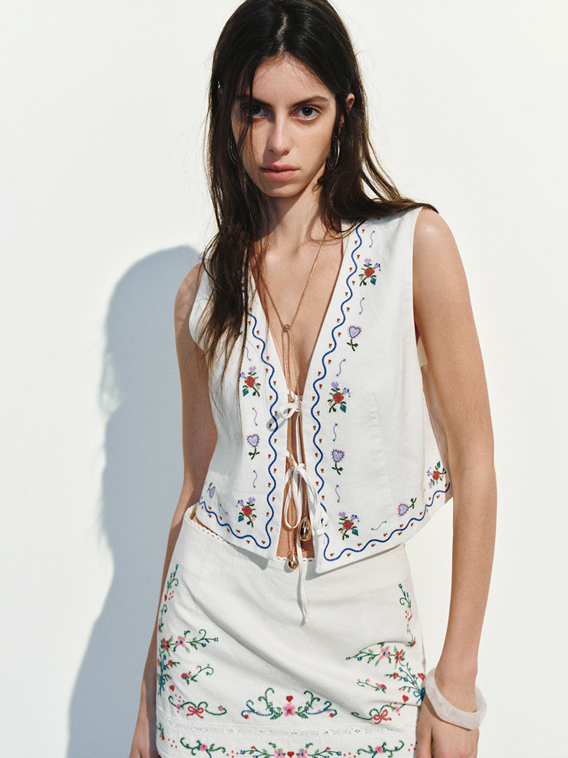 Floral Leisure Vests