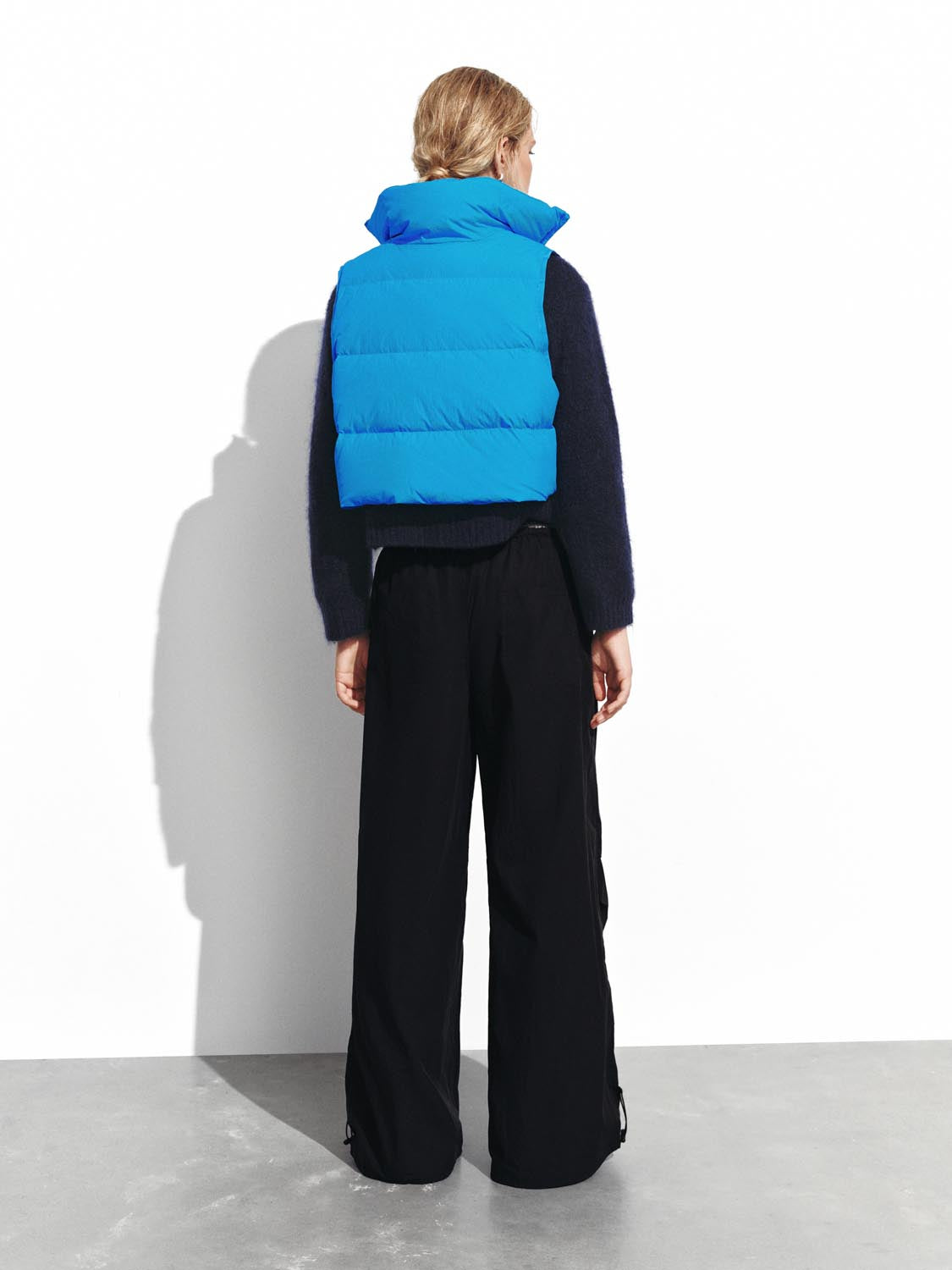 High Neck Puffer Down Vests