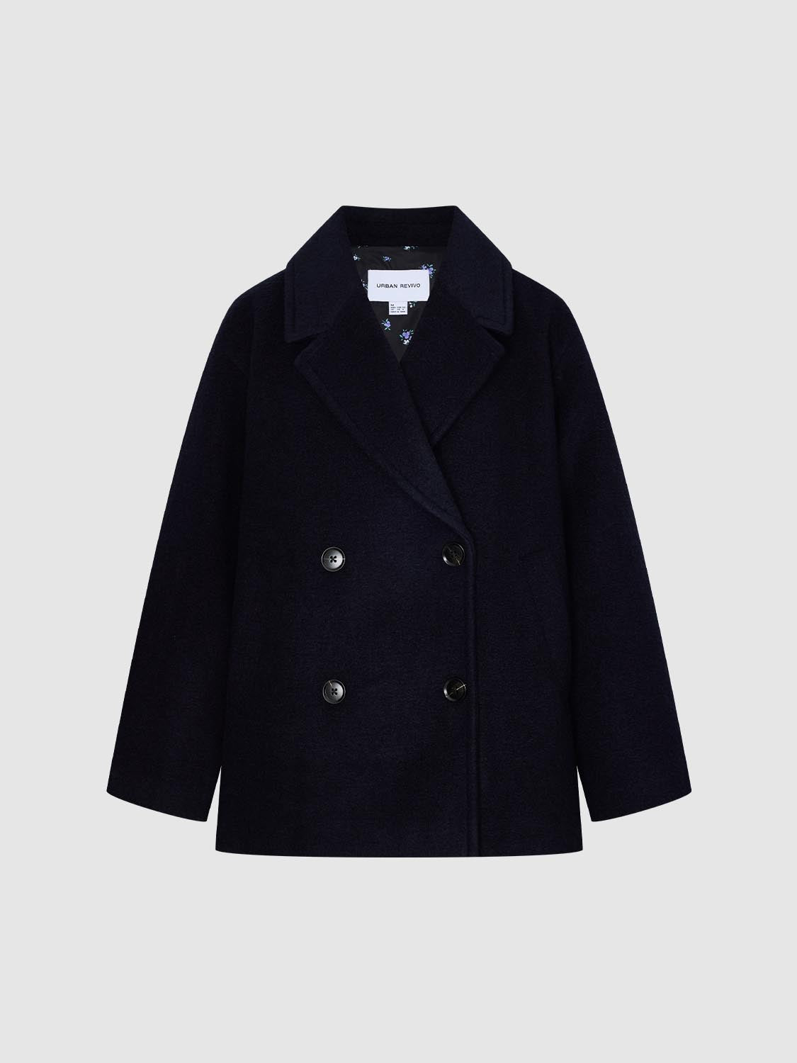 Double Breasted A-Line Coats