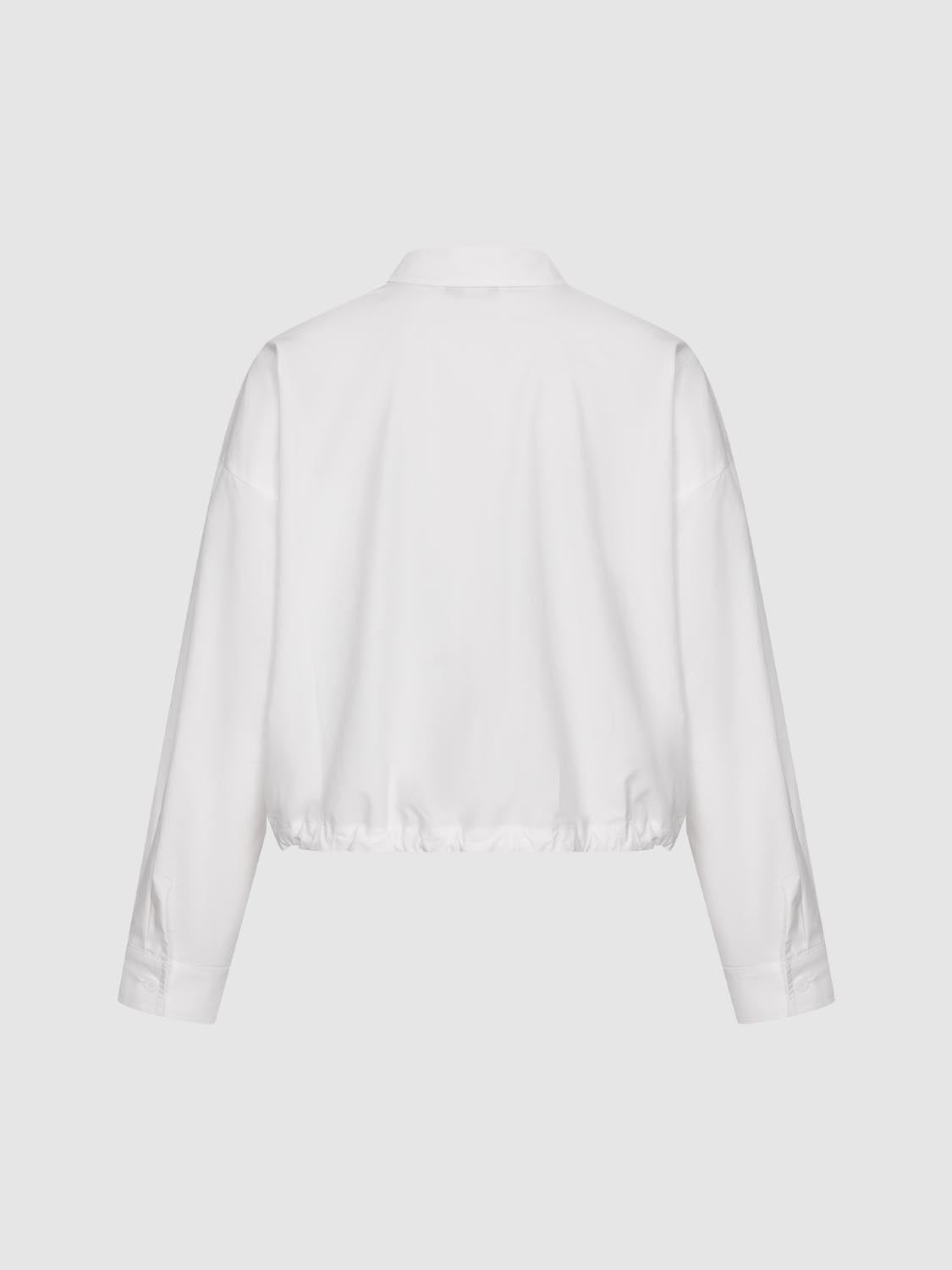 Button Up Drawstring Jackets