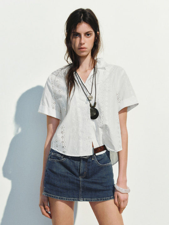 Camp Collar Crochet Shirts