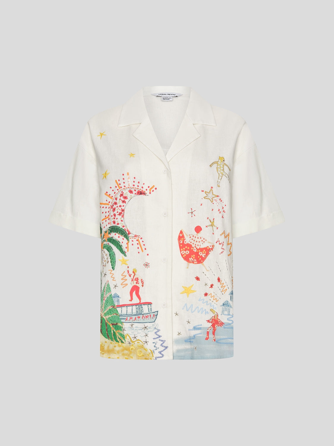 Camp Collar Short Sleeve Shirts