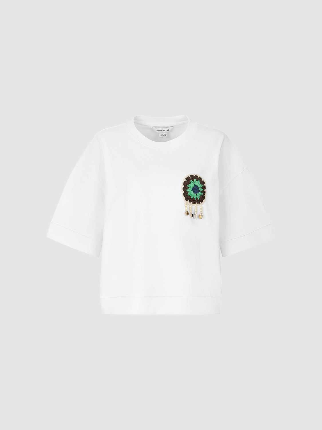 Printed Crew Neck Loose T-Shirt