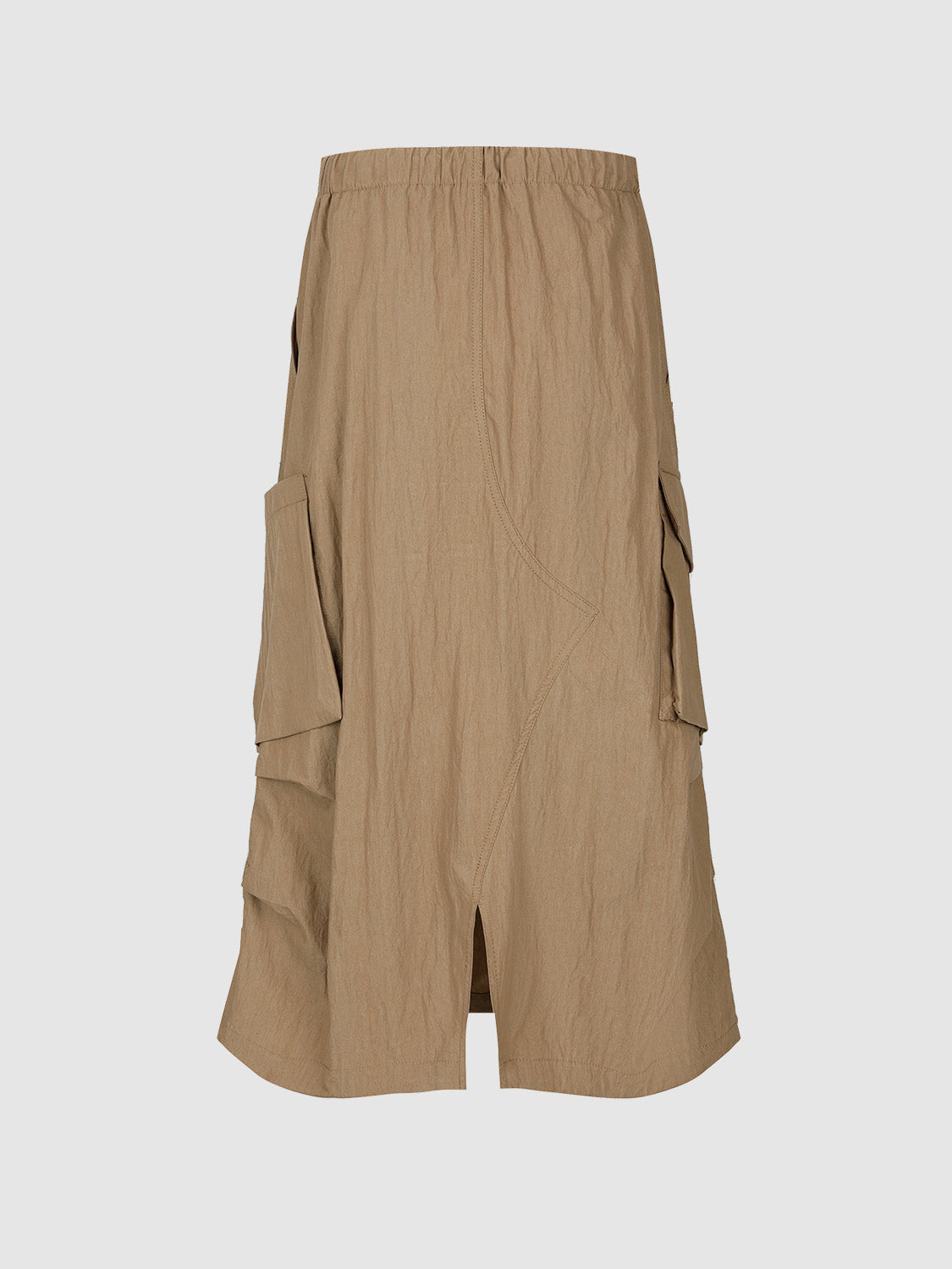 Drawstring Waist Mini A-Line Skirt