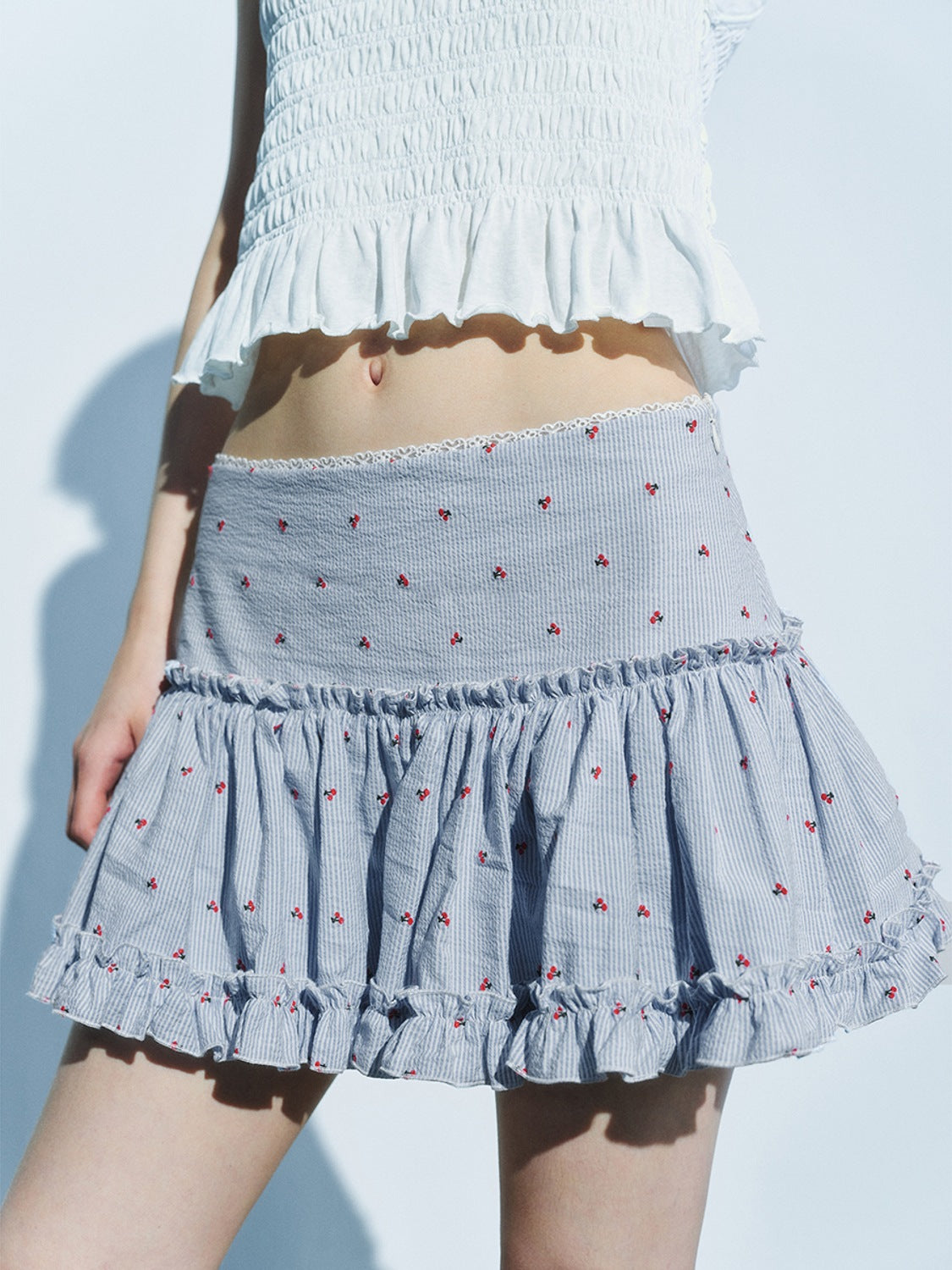 Striped A-Line Skirts