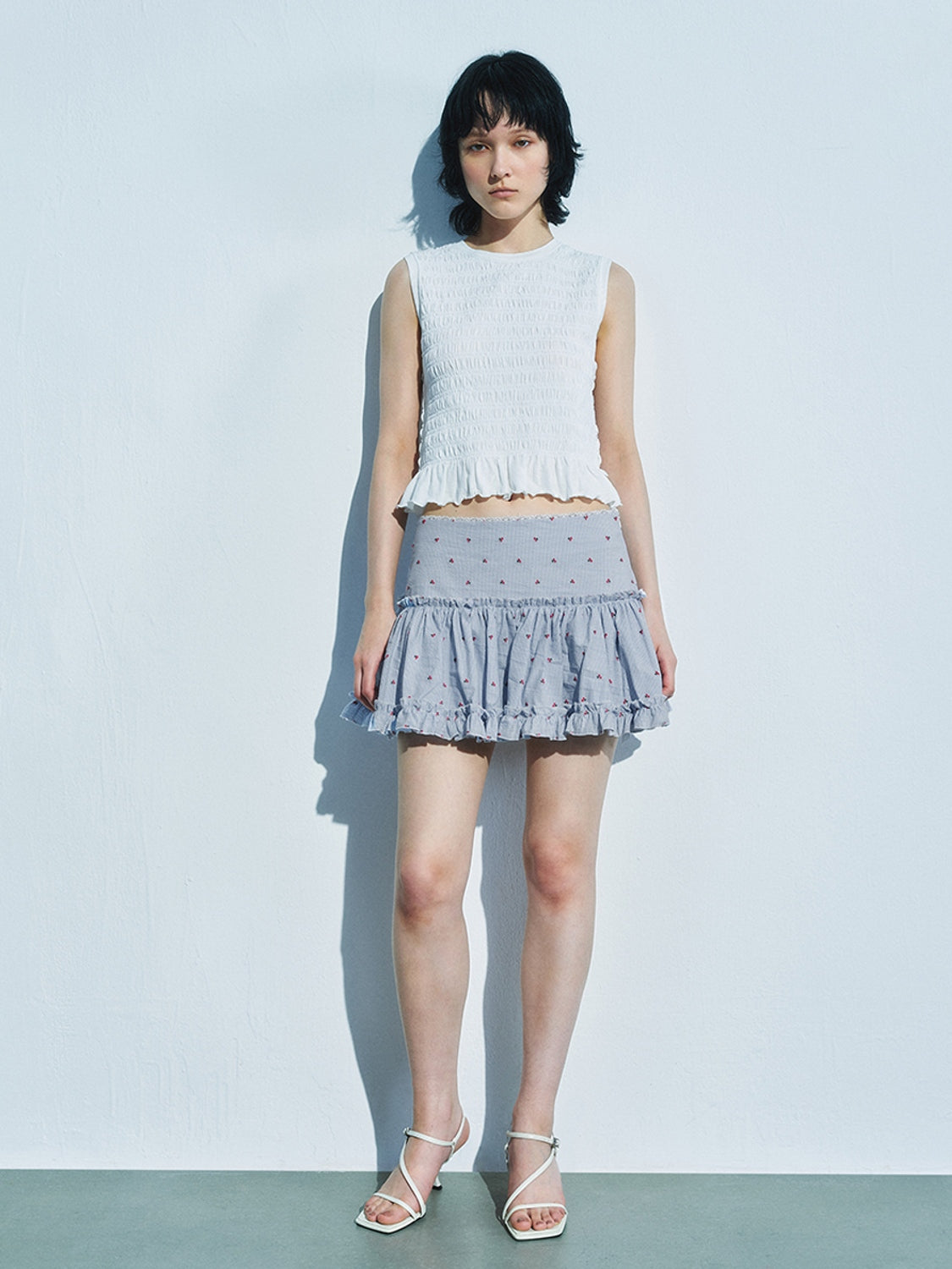 Striped A-Line Skirts