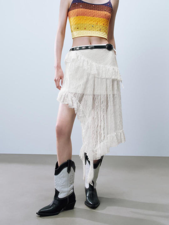 Irregular Hem A-Line Skirts