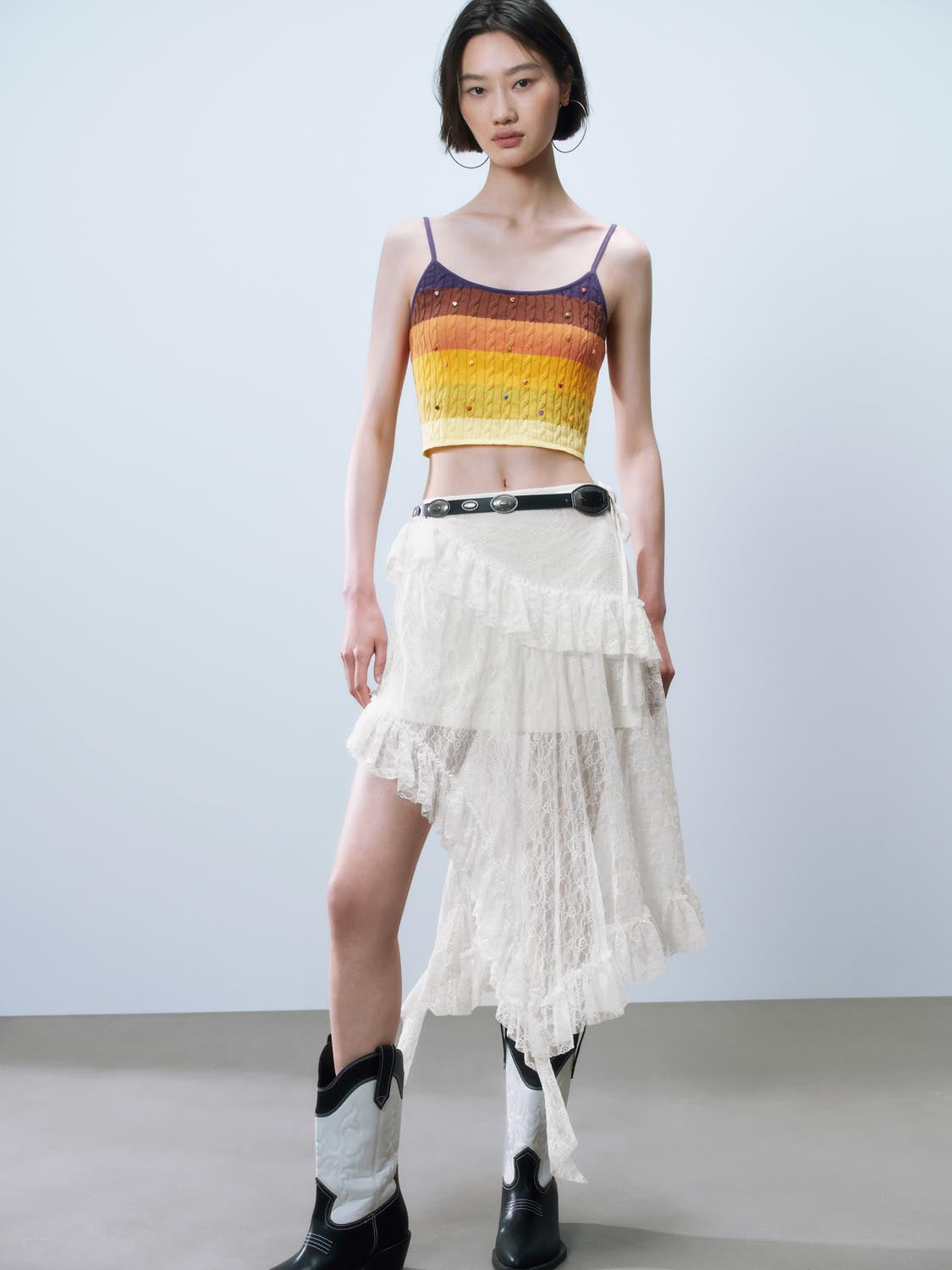 Irregular Hem A-Line Skirts