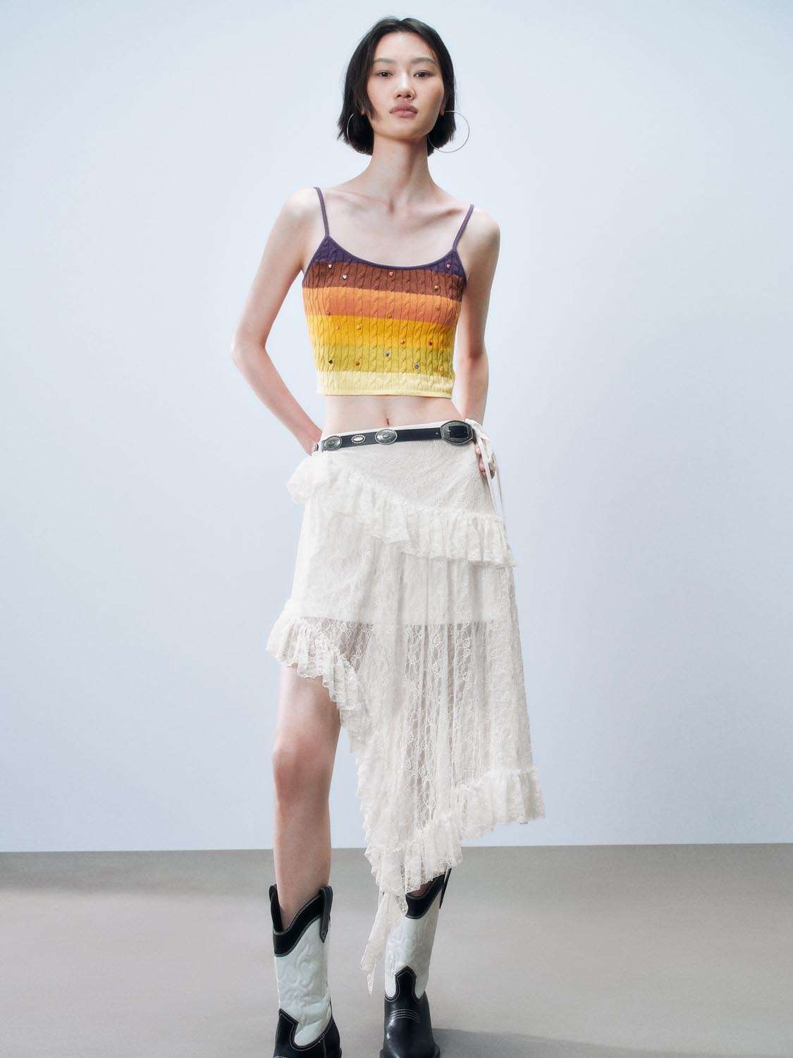 Irregular Hem A-Line Skirts