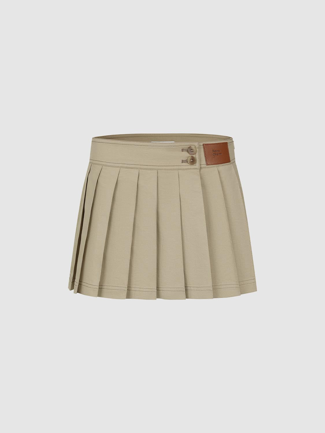 Pleated Mini Skirts