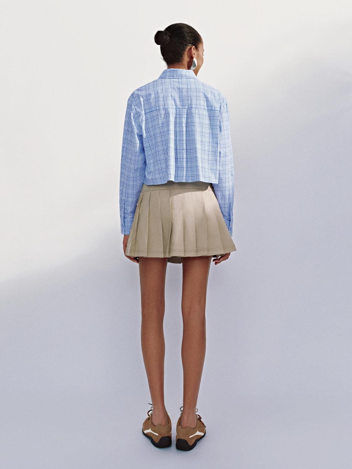 Pleated Mini Skirts