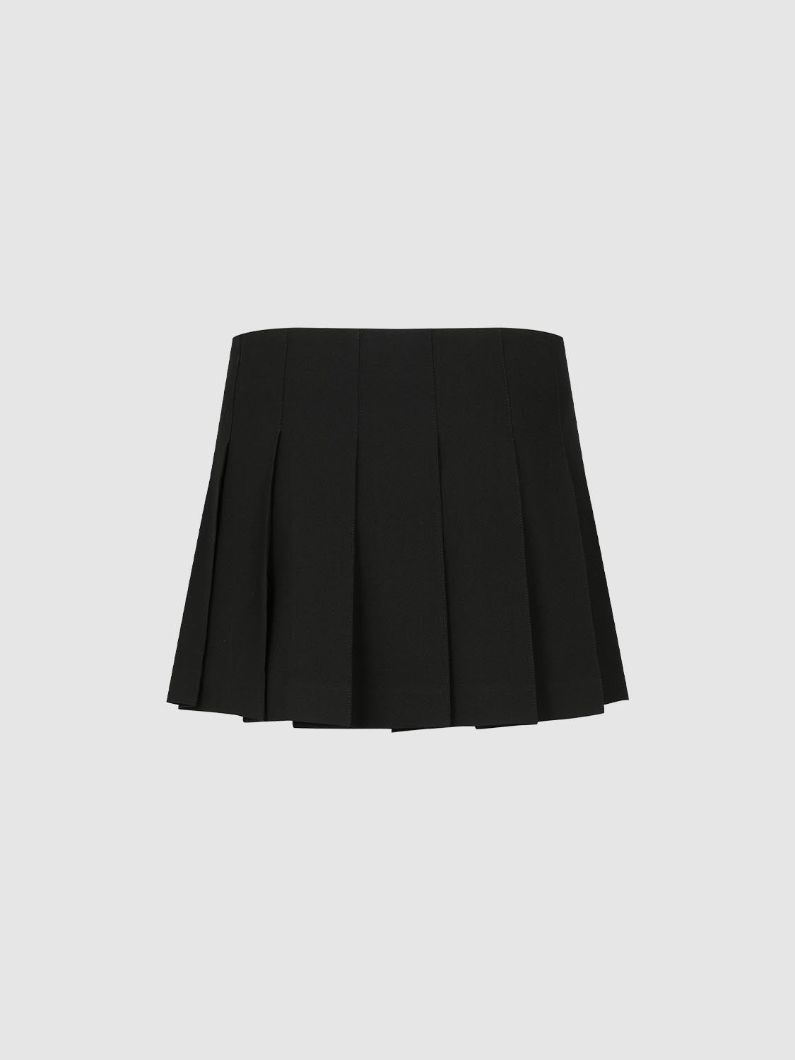 Pleated Mini Skirts