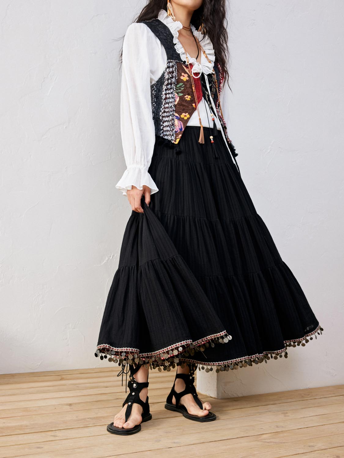 A-Line Maxi Skirts