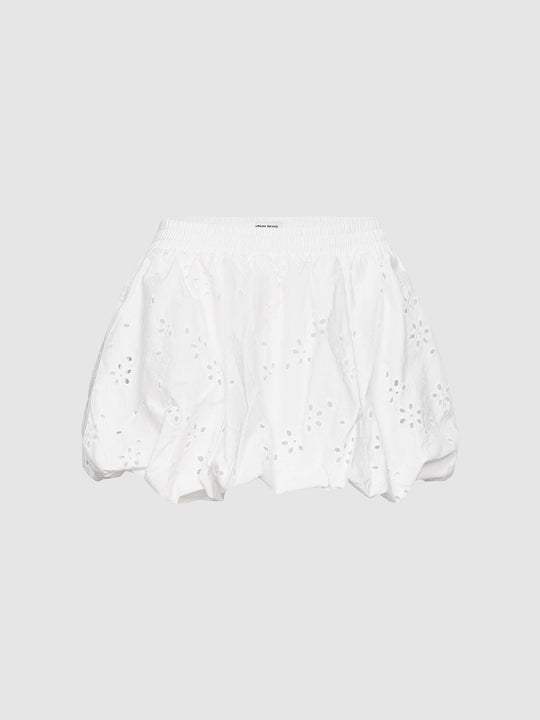 Broderie Balloon Mini Skirts