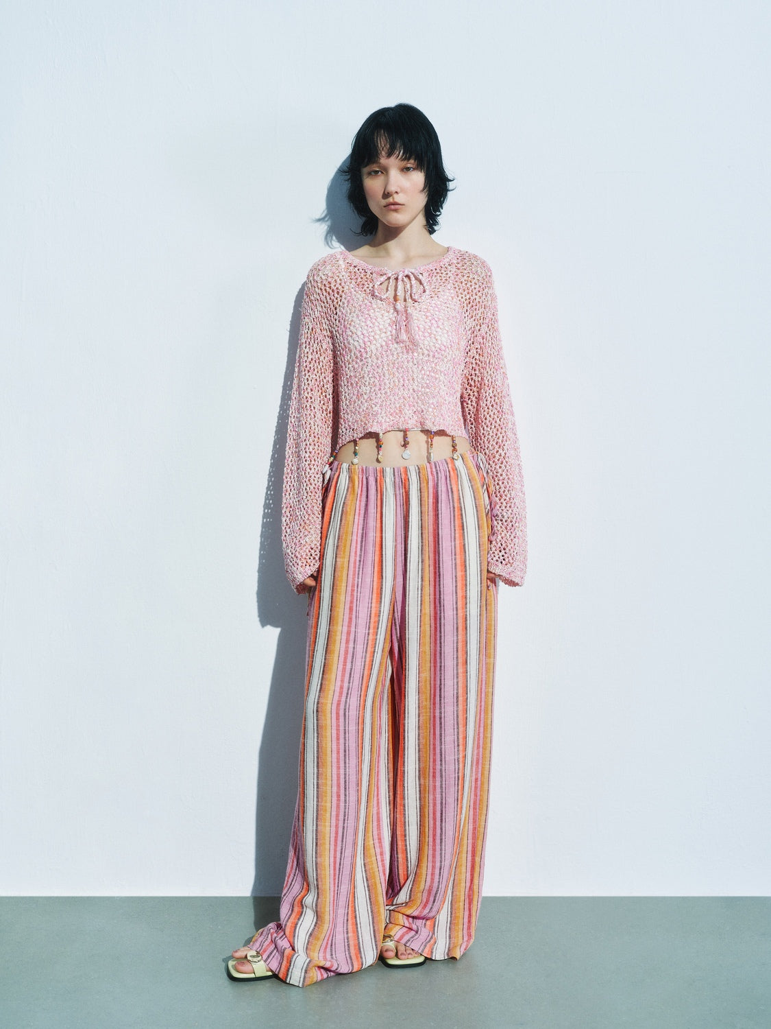 Loose Wide-Leg Pants