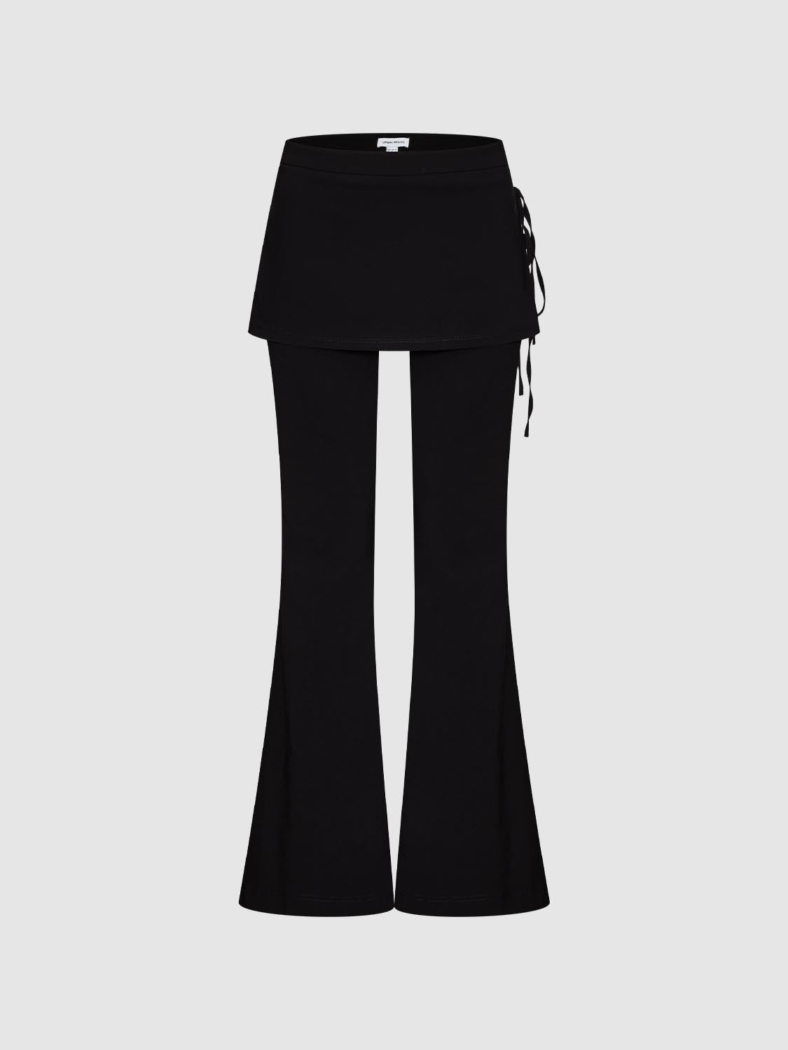 Skirt Layered Flare Pants