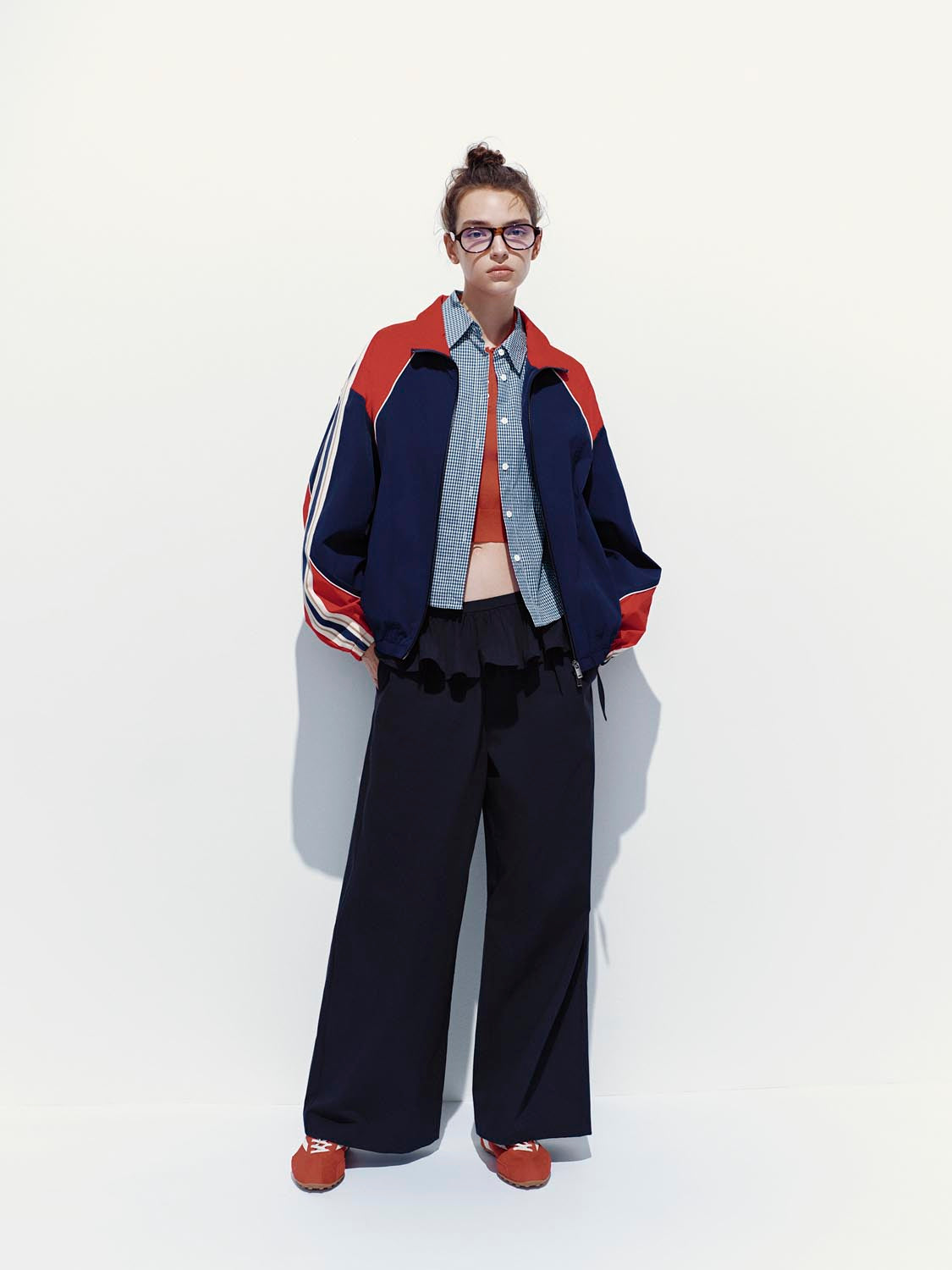 Layered Ruffle Wide Leg Pants