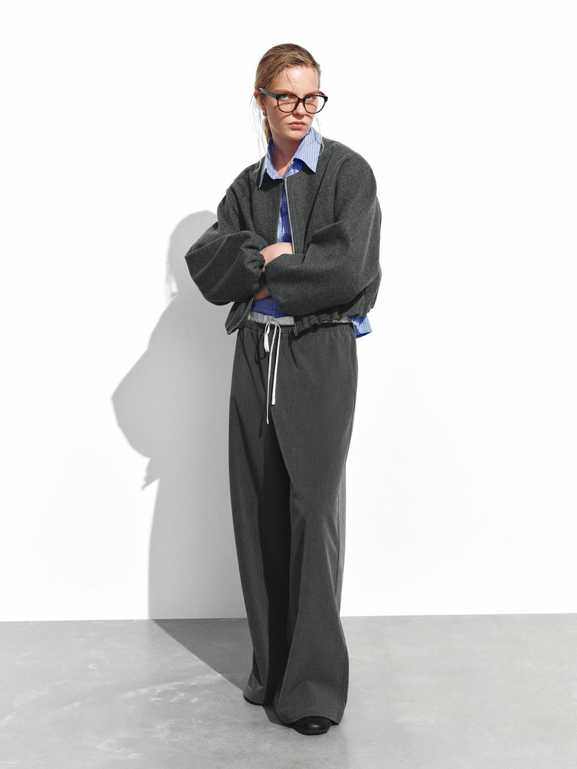 2 In 1 Pull On Wide Leg Pants