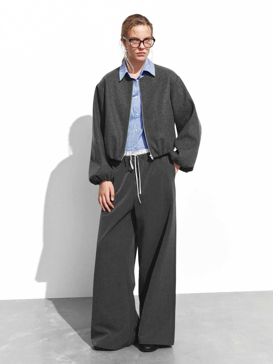 2 In 1 Pull On Wide Leg Pants