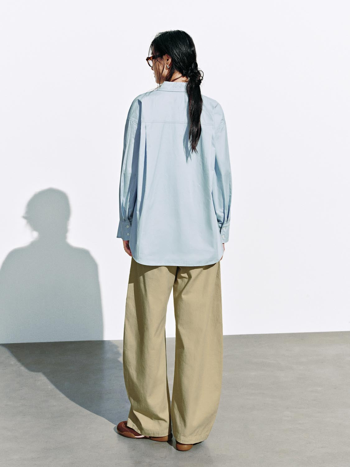 2 In 1 Lace Trim Barrel Pants