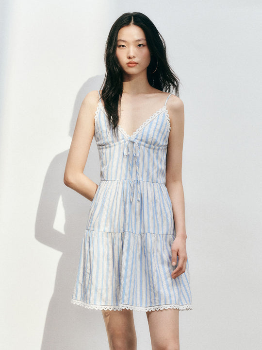 Cami Striped A-Line Dresses