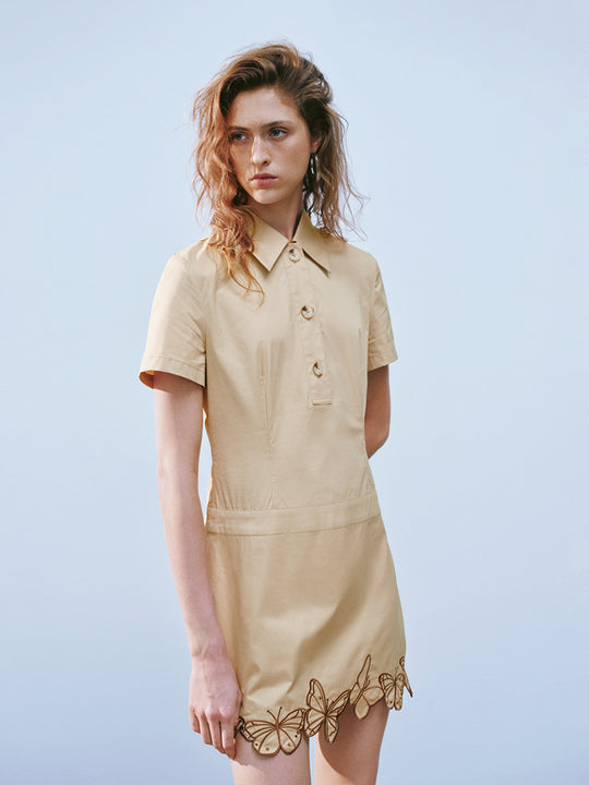 Butterfly Décor A-Line Dresses