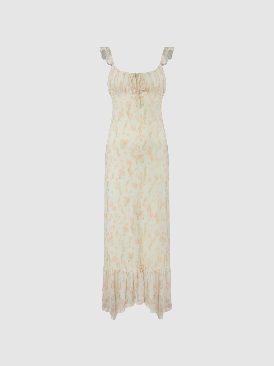 Floral A-Line Maxi Dresses
