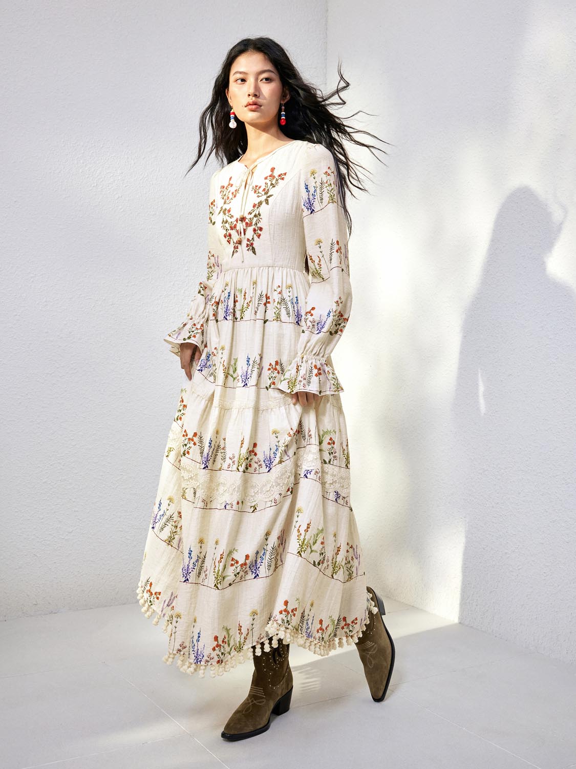 Floral A-Line Dresses