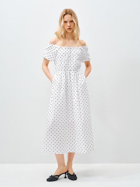 Cotton Polka Dot Dresses